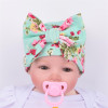 Newborn Baby Floral Hat Big Bow Baby Hat Organic Cotton Spring Autumn Hat Newborn Hospital Hat Baby Infant Gift
