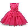 Newborn Baby Dress Kids Party Wear Princess Costume For Girl Tutu Bebes Infant 1 2 Year Birthday Dresses Girl Summer Red Clothes