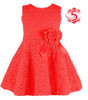 Newborn Baby Dress Kids Party Wear Princess Costume For Girl Tutu Bebes Infant 0-2 Year Birthday Dresses Girl Summer Red Clothes