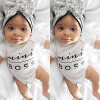 Newborn Baby Boys Girls Mini Boss Cotton Clothes Bodysuit Jumpsuit Outfit Sunsuit Clothes Set