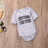 Newborn Baby boys girls letter Bodysuits onesie Infant Babies Boy Girl Cute Cotton Bodysuit one-pieces Outfits Kids Clothing