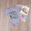 Newborn Baby boys girls letter Bodysuits onesie Infant Babies Boy Girl Cute Cotton Bodysuit one-pieces Outfits Kids Clothing