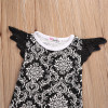 Newborn Baby Boys Baby Girls Clothes Floral Romper Jumpsuit Playsuit Outfits Casual O-Neck