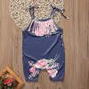 Newborn Baby Boy Girl Clothes Children Summer Sleeveless Floral Romper Tassel Jumpsuit Outfit Casual Sunsuit