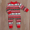 Newborn Baby Boy Girl Christmas Costume Print Baby Rompers Long Sleeve Winter Crawling Kids Clothes Romper Jumpsuit