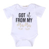 Newborn Baby Bodysuit Cotton Short Sleeve Bodysuit Infant Boy Girl Jumpsuit Kids Clothes Outfit