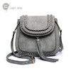 RoyaDong 2017 Shoulder Bags Small Crossbody Bag For Women Handbags PU Leather Rivet Tassel Women Messenger Bag With Weave