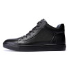 ROXDIA genuine leather men ankle boots snow winter warm fashion work male waterproof for mens shoes plus size 39-48 RXM051