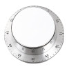 Round Stainless Steel Kitchen Timer Magnetic Cooking Alarm Clock Reminder Multifunctional Timer Kitchen Gadget