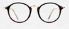 Round fleck Tortoise Frame Ulzzang vintage metal brief HARAJUKU sun glasses lovers circle sunglasses cheap eyeglasses