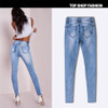 ROSICIL Summer 2016 High Waist Jeans Women Sexy Skinny Jeans Stretch Leggings Slim Pencil Denim Pants Trousers For Women