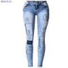 ROSICIL Summer 2016 High Waist Jeans Women Sexy Skinny Jeans Stretch Leggings Slim Pencil Denim Pants Trousers For Women