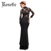 Rosetic Gothic Mermaid Skirt Women Frilly Mermaid Sexy Fishtail Corset Lace-Up Slim Floor-Length Vintage Fishtail Long Skirts