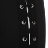 Rosetic Gothic Leggings Pants Bandage Women Spring Black Slim Lace-Up Streetwear Skinny Fashion Sexy Casual Harajuku Goth Pants