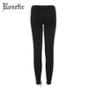 Rosetic Gothic Leggings Pants Bandage Women Spring Black Slim Lace-Up Streetwear Skinny Fashion Sexy Casual Harajuku Goth Pants