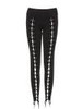 Rosetic Gothic Leggings Pants Bandage Women Spring Black Slim Lace-Up Streetwear Skinny Fashion Sexy Casual Harajuku Goth Pants