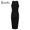 Rosetic Bodycon Dress Black Women Summer Sexy Hollow Sheath Dress Club Party Red Sleeveless O-Neck Fashion Casual Bodycon Dress Rosetic Bodycon Dress Black Women Summer Sexy Hollow Sheath Dress Club Party Red Sleeveless O-Neck Fashion Casual Bodycon Dress