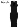 Rosetic Bodycon Dress Black Women Summer Sexy Hollow Sheath Dress Club Party Red Sleeveless O-Neck Fashion Casual Bodycon Dress Rosetic Bodycon Dress Black Women Summer Sexy Hollow Sheath Dress Club Party Red Sleeveless O-Neck Fashion Casual Bodycon Dress