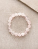 Rose Quartz Bead Bracelet