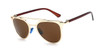 Rose Gold Mirror Sunglasses Steampunk Goggles Fashion Sunglasses Womens Brand Designer Sunglasses Gafas De Sol UV400