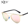 Rose Gold Mirror Sunglasses Steampunk Goggles Fashion Sunglasses Womens Brand Designer Sunglasses Gafas De Sol UV400