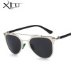 Rose Gold Mirror Sunglasses Steampunk Goggles Fashion Sunglasses Womens Brand Designer Sunglasses Gafas De Sol UV400