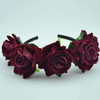 Rose Flower Headband flower crown for bridesmaid Garland Floral Crown Handmade bride flower crown rose headband Accessories Rose Flower Headband flower crown for bridesmaid Garland Floral Crown Handmade bride flower crown rose headband Accessories