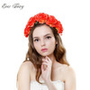 Rose Flower Headband flower crown for bridesmaid Garland Floral Crown Handmade bride flower crown rose headband Accessories Rose Flower Headband flower crown for bridesmaid Garland Floral Crown Handmade bride flower crown rose headband Accessories