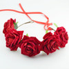 Rose Flower Headband flower crown for bridesmaid Garland Floral Crown Handmade bride flower crown rose headband Accessories Rose Flower Headband flower crown for bridesmaid Garland Floral Crown Handmade bride flower crown rose headband Accessories