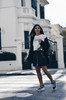 ROMWE Casual Printed T shirt Women Crop Tops Women 2018 Summer White Letter Print Short Sleeve Lace-Up Crop T-shirt