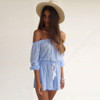 rompers womens jumpsuit summer elegant Jumpsuits Off Shoulder Clubwear Playsuit Party Jumpsuit Romper Short Trousers C0