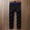 KALIPPE YACOCHY brand Ripped Denim Pant Knee Hole Jeans Men Slim Skinny Destroyed Torn Jean fear of god red black jeans hommes