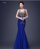 JSJ130J#Bridal Wedding party toast gown new spring summer fishtail dress 2018 wine long Lace bridesmaid dresses cheap wholesale