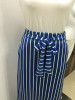 JRRY Casual Two Pieces Striped Women Maxi Dresses White Tank Top Sashes Pockets Long Dress Vestidos
