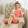 JRMISSLI Women's Pajamas Autumn & Winter Flannel Pajamas Rabbit Women Long Sleeve Sleepwear Lovely Tops Pants Warm Pajamas Set