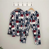 JRMISSLI Men Pajamas Winter Autumn male thick flannel sleepwear set long-sleeve plus size casual lounge