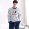 JRMISSLI New Autumn Winter Men's Pajamas Home Clothing Flannel Cartoon Pyjamas Men Sleepwear Pajama Sets Lounge M7955
