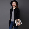JQNZHNL2017 Spring Women Cardigans Plus Size Long Sleeved Knitting Cardigans Ladies Solid Color Pockets Sweater Coat OutwearE159