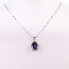JQUEEN Wholesale 925 Sterling Silver Jewelry Pearl Cut Waterdrop Amethyst Pendant Necklace for Women's Clothing & Accessories JQUEEN Wholesale 925 Sterling Silver Jewelry Pearl Cut Waterdrop Amethyst Pendant Necklace for Women's Clothing & Accessories