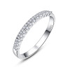 JQUEEN 0.9 Carat Round Cut Ring Set Solid 925 Sterling Silver Bague 2pcs Engagement Wedding Bridal Ring Set Jewelry With Box JQUEEN 0.9 Carat Round Cut Ring Set Solid 925 Sterling Silver Bague 2pcs Engagement Wedding Bridal Ring Set Jewelry With Box