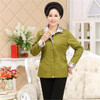 JQNZHNL Middle age Large size Women 2017Hot style Spring Fashion Elegant Women Windbreaker Coat Slim Solid color Short Coat AD91