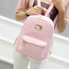 Joypessie 2016 Fashion Female PU women backpack casual preppy leather Black Backpacks Female Girls school Bags Ladies Backpack