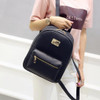 Joypessie 2016 Fashion Female PU women backpack casual preppy leather Black Backpacks Female Girls school Bags Ladies Backpack