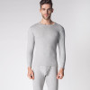 JOYOUS LUCKY Men's Cotton Thin Section Thermal Underwear Men Long Johns Cotton Suit Round Neck Youth Underwear Sets Foundation