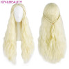 JOY&amp;BEAUTY Daenerys Targaryen Wig Dragon Princess Game Of Thrones Braiding Long Curly Synthetic Hair High Temperature Fiber Wig