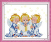 Joy sunday Lovely angel cross stitch pattern kits handcraft make embroidery with chart