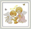Joy sunday Lovely angel cross stitch pattern kits handcraft make embroidery with chart