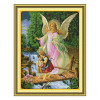 Joy Sunday Counted cross stitch kits Angel convoy(1)DMC14CT11CTcottonfabric restaurant hotel homedeco painting factory wholesale
