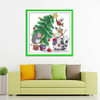 Joy sunday cartoon style Christmas gift cross stitch set needlepoint patterns forpatchwork accessories tools