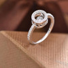 JOWISDOM Hot Sale Rings with Dancing Natural Topaz Stone Rings for Women Topaz Jewelry 925 Sterling Silver Wholesale Price